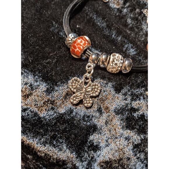NEW CHUNS PANDORA LIKE BRACELET - DRAGONFLY & BUTTERFLY - Picture 3 of 3